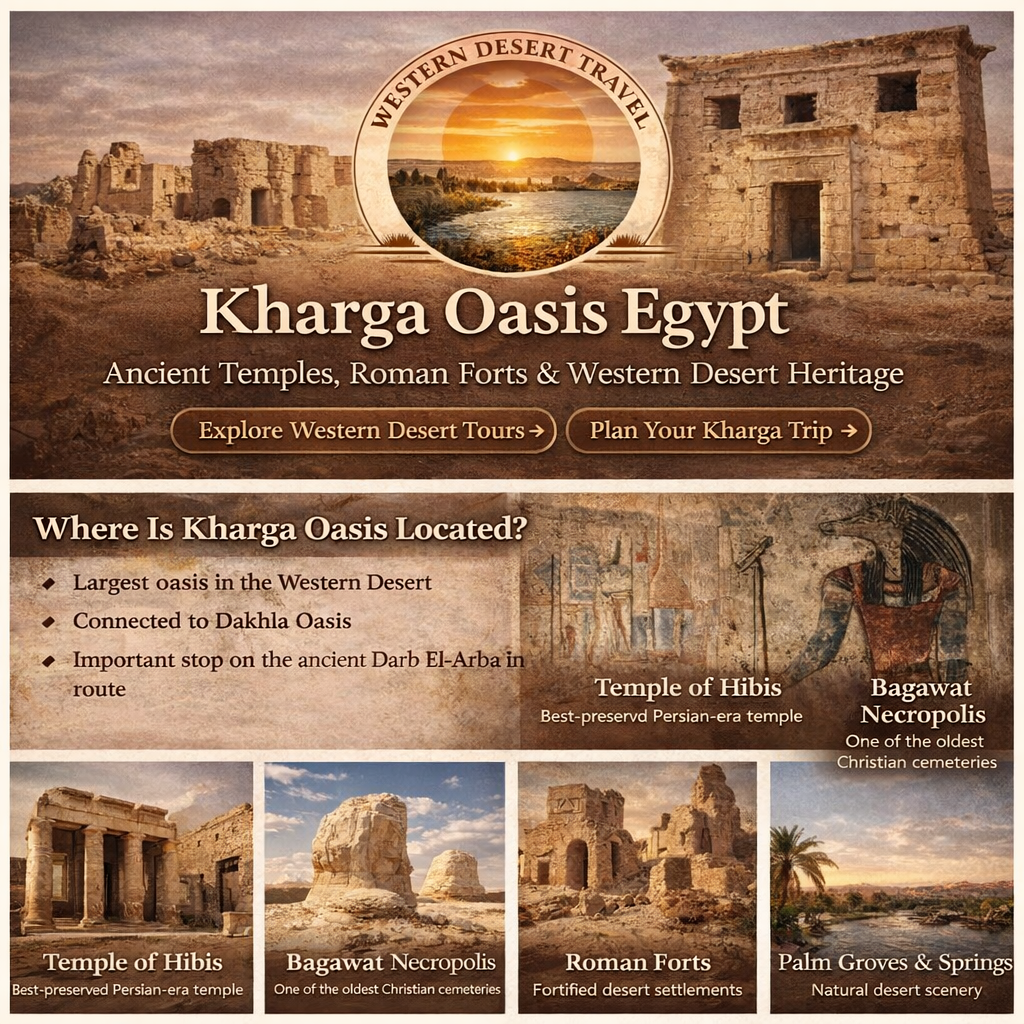 Kharga Oasis Egypt – Travel Guide & Desert Tours